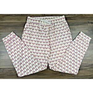 Lila and Hayes Pickleball Pajama Pants 100% Pima Cotton Women's SZ XL